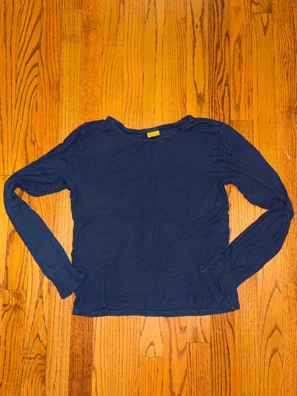 Prince Navy Long Sleeve Tee - Classic Crewneck